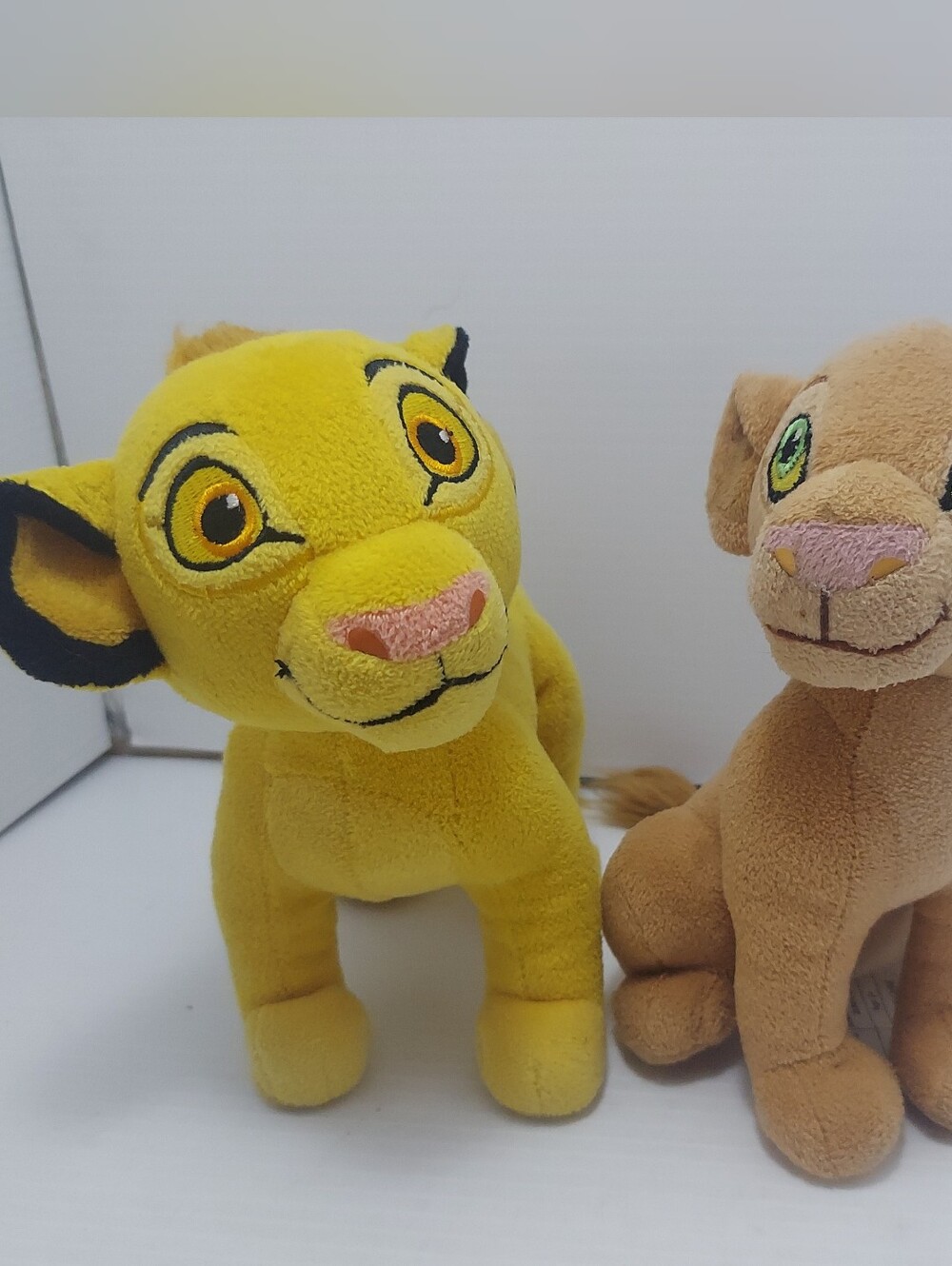Disney Simba and Nala Stuffed toy Plush The Lion King  8” Lot Set Toy Bundle